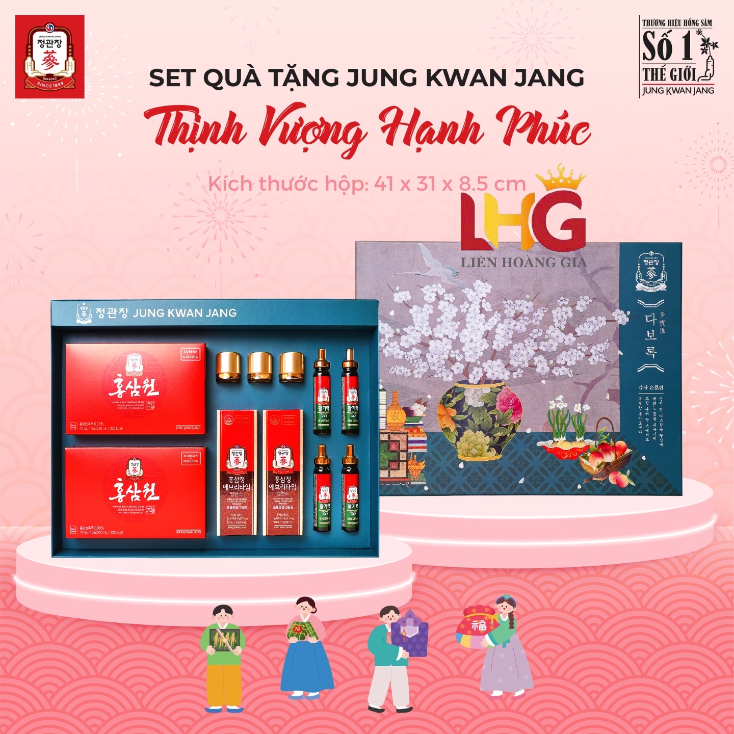 Chi tiết 4 thành phần Everytime Balance, nước sâm Won, Vital Tonic và Vital Pill