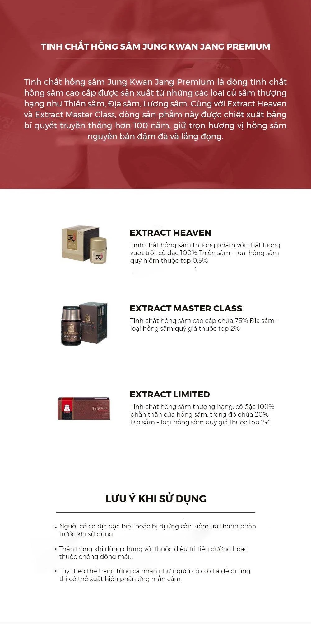 Công dụng phục hồi sức khỏe vượt trội của tinh chất Địa Sâm KGC Limited 100g