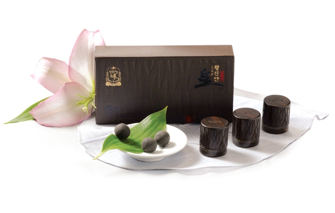 Viên Hồng Sâm Linh Đan KGC Hwangjindan hộp gỗ 3 viên trải nghiệm hoàng gia