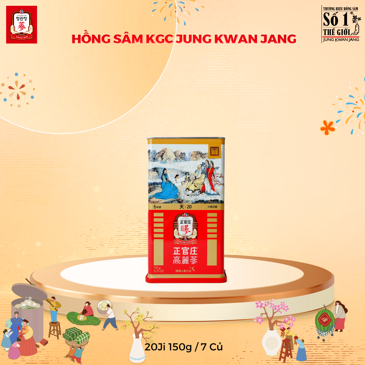 Hình thái hoàn hảo của Thiên sâm KGC chỉ chiếm 0.5% sản lượng tốt nhất