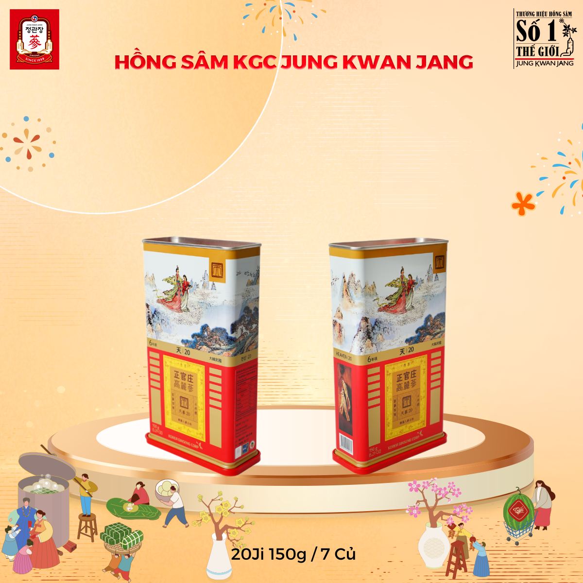 Công dụng tăng cường hệ miễn dịch và năng lượng từ Thiên sâm nguyên củ KGC