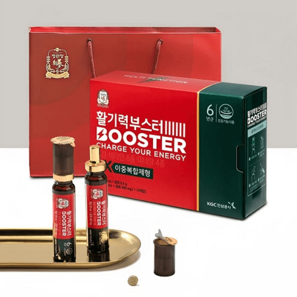 Nước Hồng Sâm KGC Vital Tonic Hwal Ki Ryeok Booster hộp 14 ống chính hãng