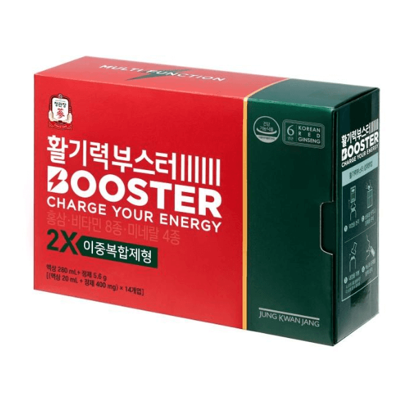 Thành phần 8 loại vitamin và 4 khoáng chất trong nước sâm KGC Booster