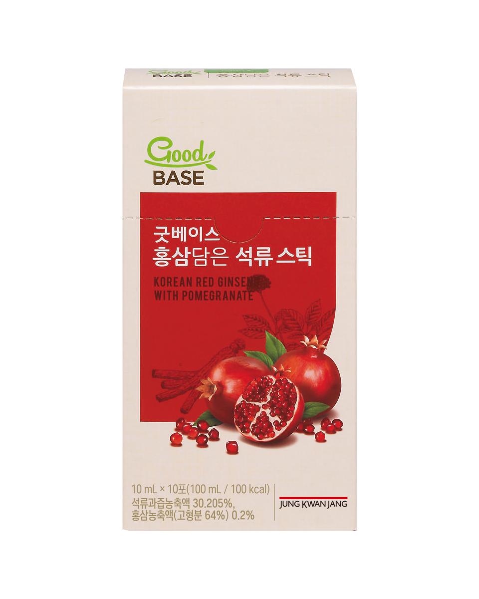 Công dụng làm đẹp da và chống oxy hóa của Nước Hồng Sâm KGC Goodbase Lựu Đỏ