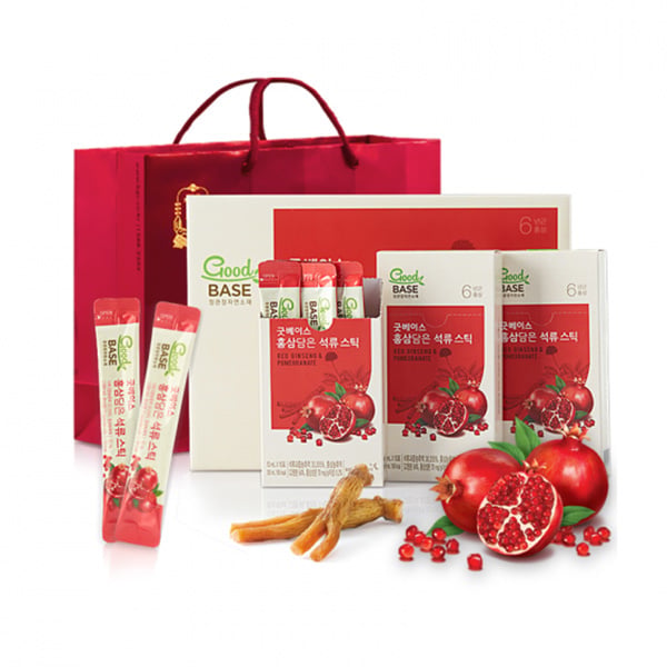 Nước Hồng Sâm KGC Goodbase Lựu Đỏ và Phytoestrogen trong sâm lựu đỏ