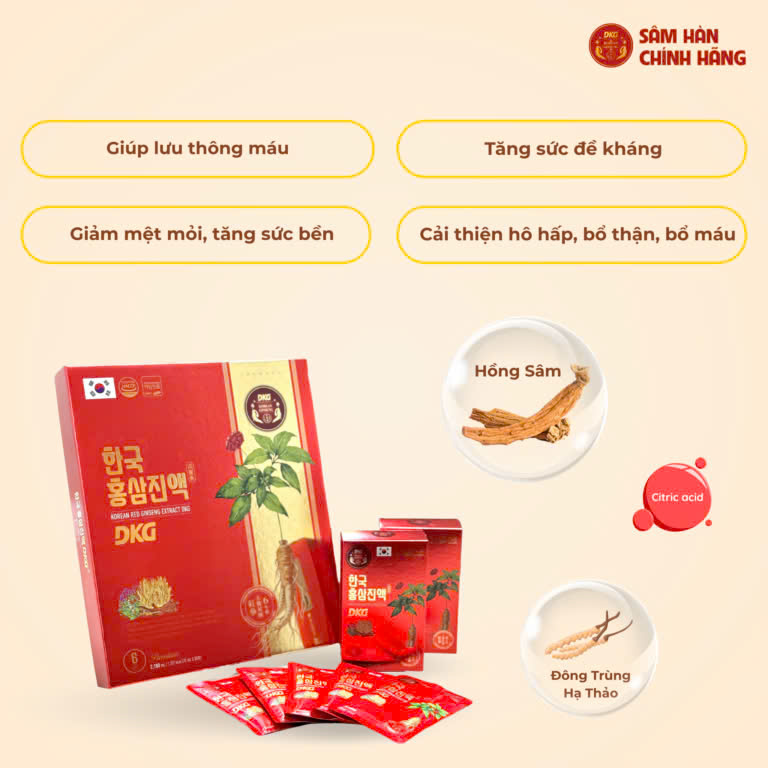 Mua nước hồng sâm DKG giá tốt nhất