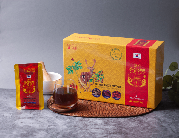 Nước hồng sâm nhung hươu Daedong Hàn Quốc hộp 30 gói 70ml
