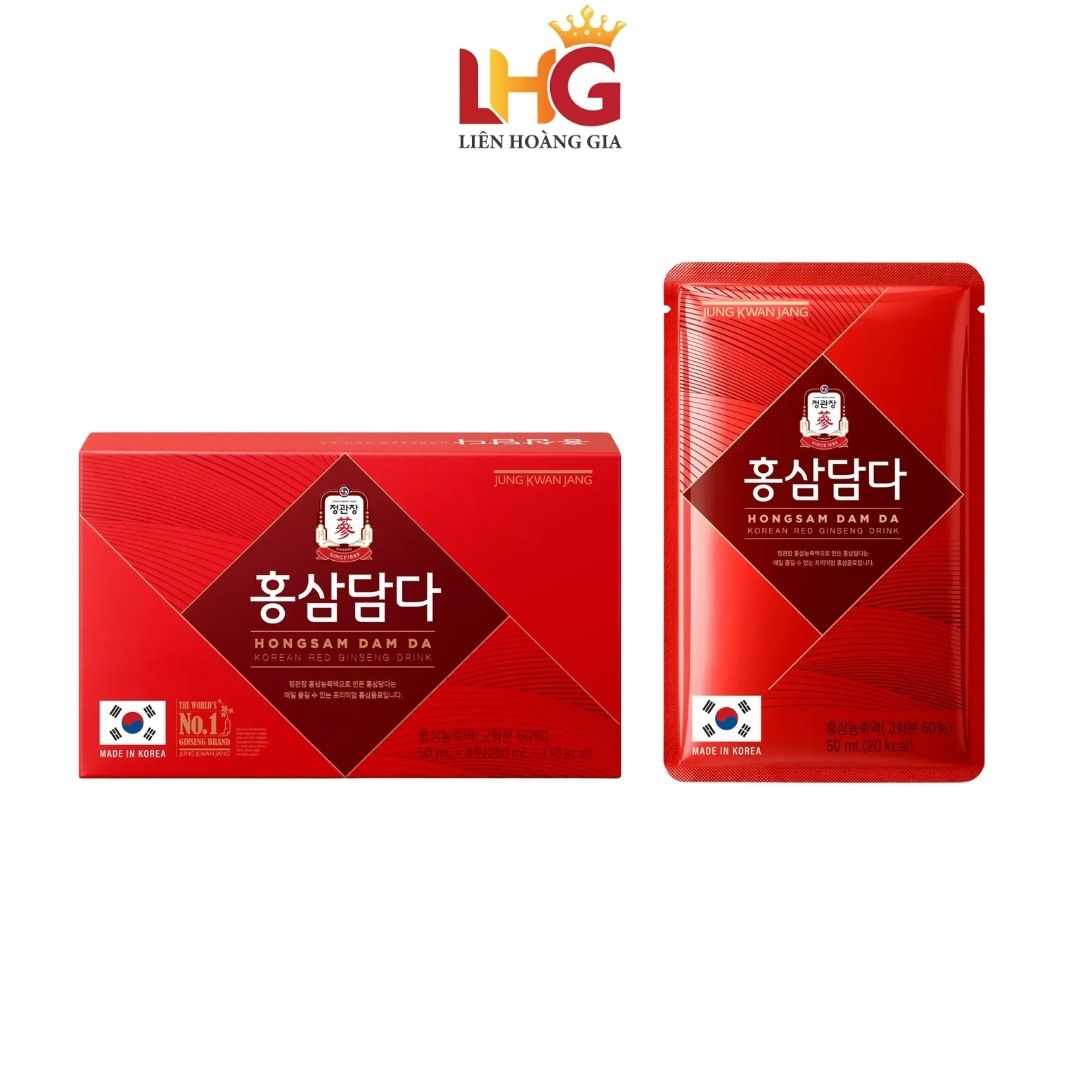 Nước uống hồng sâm Dam Da thượng hạng Hàn Quốc