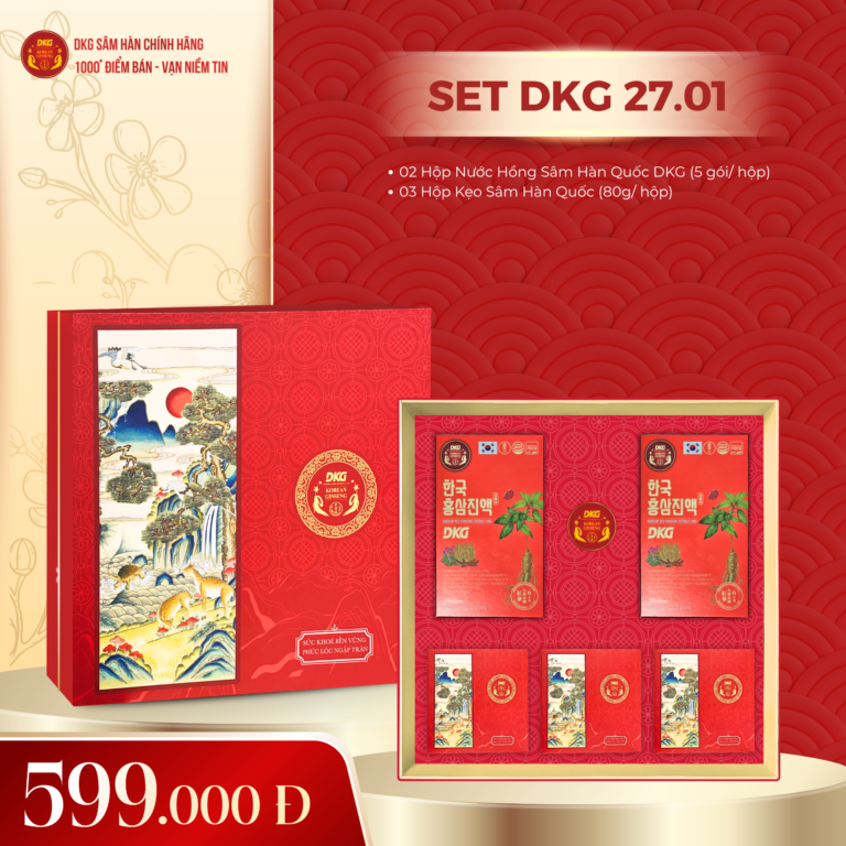 Set Quà Tết DKG.01 chính hãng VHP Ginseng