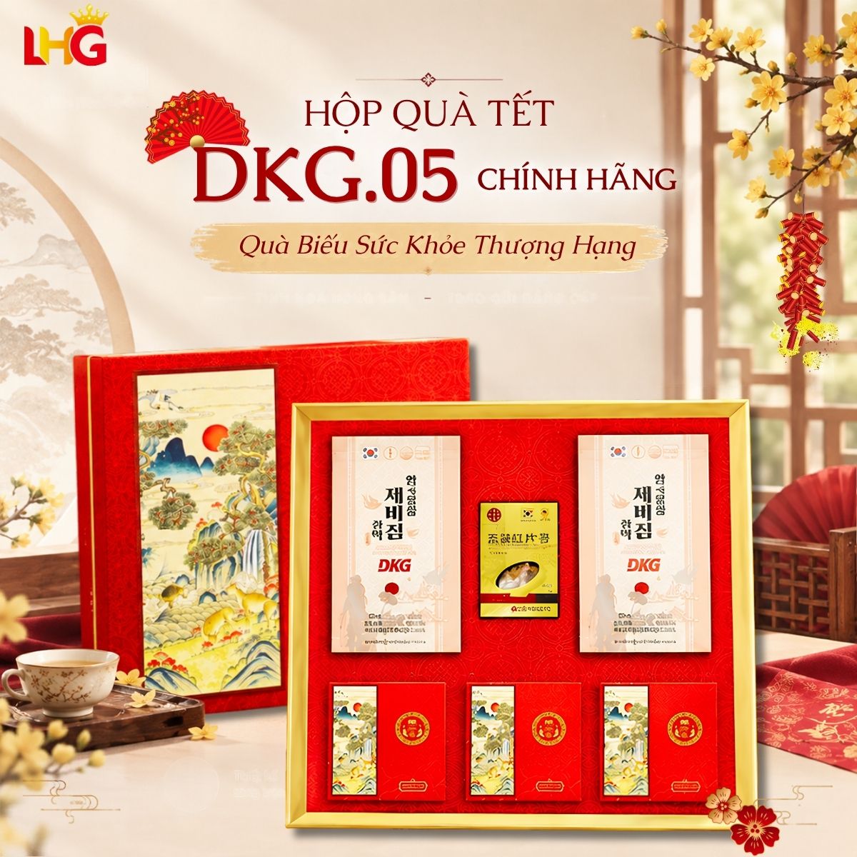Set Quà Tết DKG.5 chính hãng VHP Ginseng