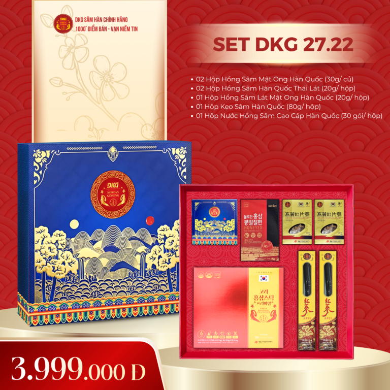 Hộp quà tết đại sứ sức khỏe DKG.22 cao cấp