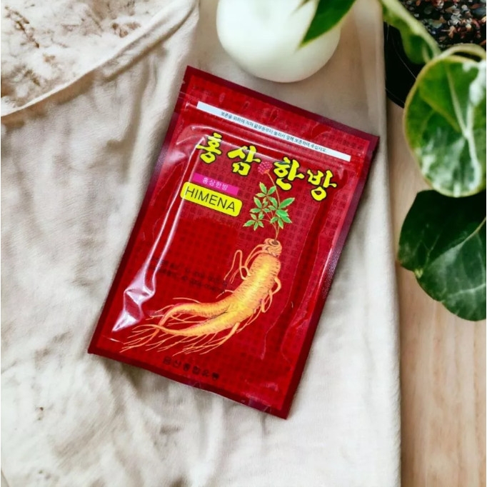 Cao dán hồng sâm đỏ Himena Hàn Quốc túi 20 miếng chính hãng