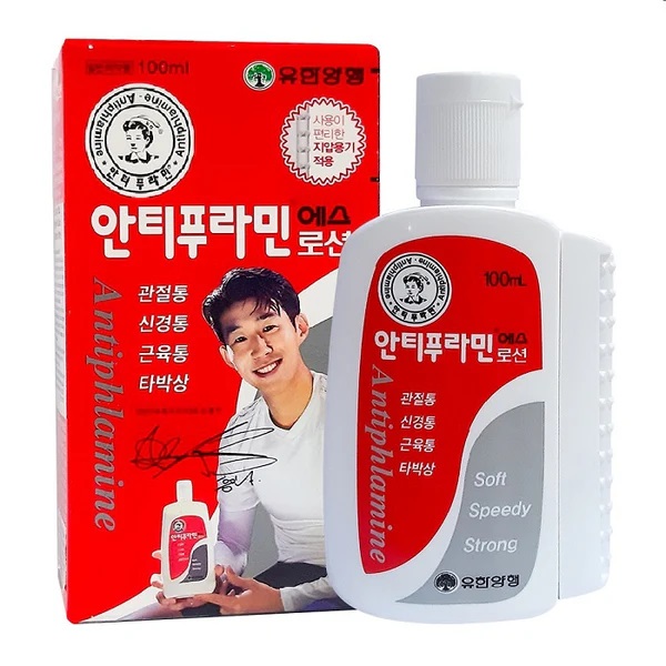 Dầu nóng Antiphlamine Hàn Quốc 100ml chính hãng giảm đau thần tốc