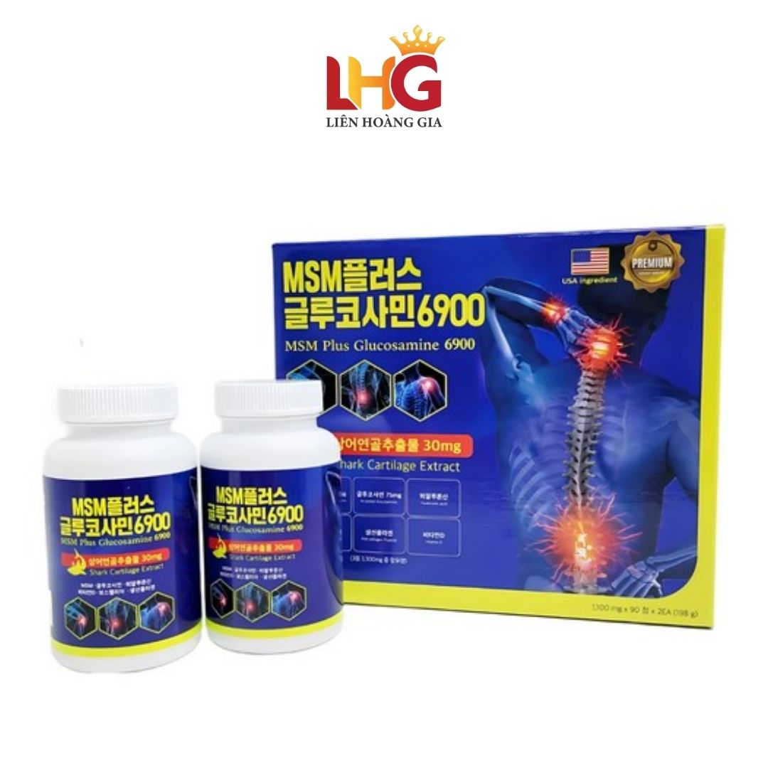 Thực phẩm hỗ trợ xương khớp MSM Plus Glucosamine 6900chính hãng