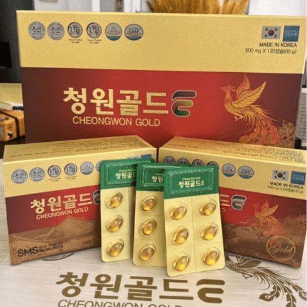 Tinh Dầu Thông Đỏ Chính Phủ Cheongwon Gold 120 viên chính hãng Hàn Quốc