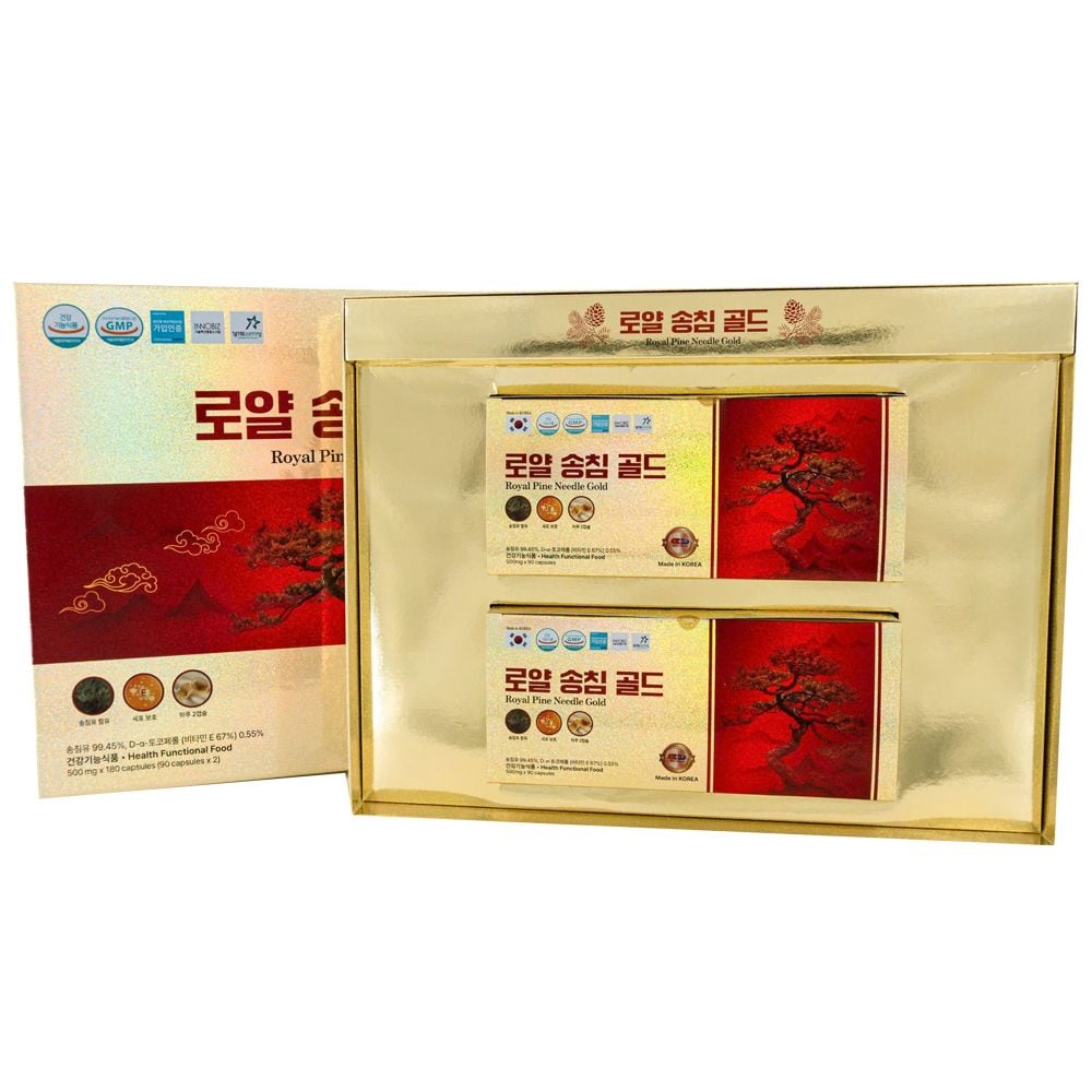 Thành phần tinh khiết 99.45% dầu lá thông Pinus densiflora trong Royal Pine Needle Gold