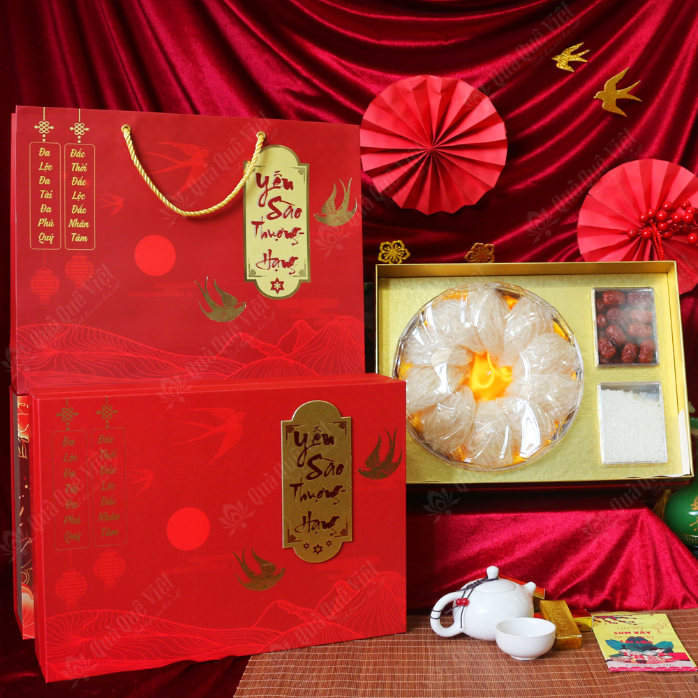 Hộp yến sào Khánh Hòa loại 100g cao cấp, nguyên chất