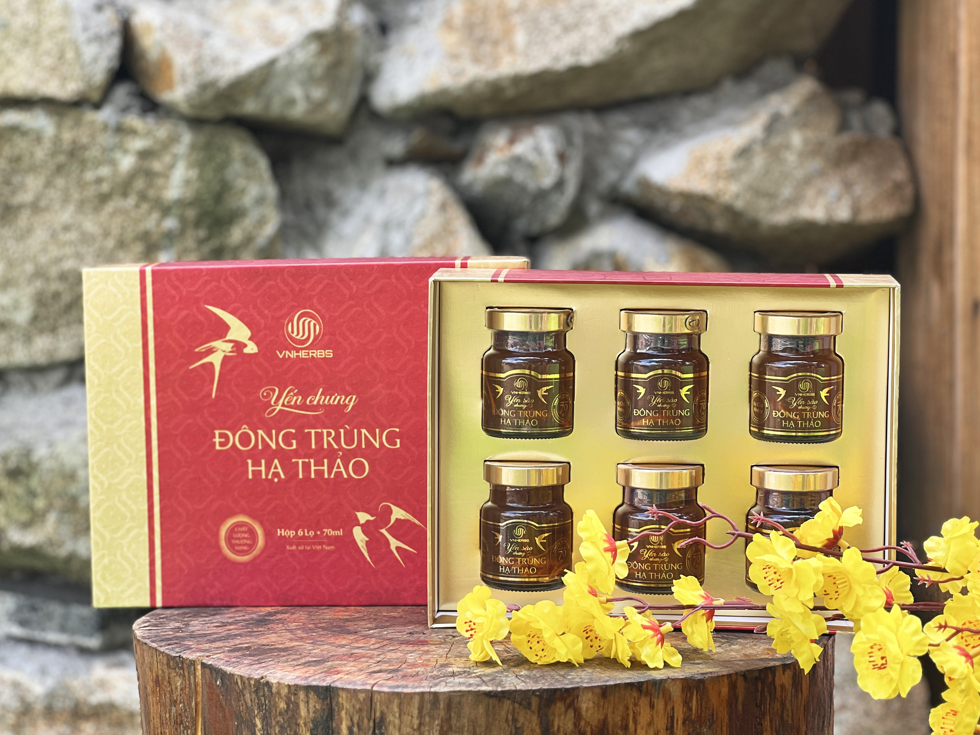 Yến chưng đông trùng hạ thảo chính hãng