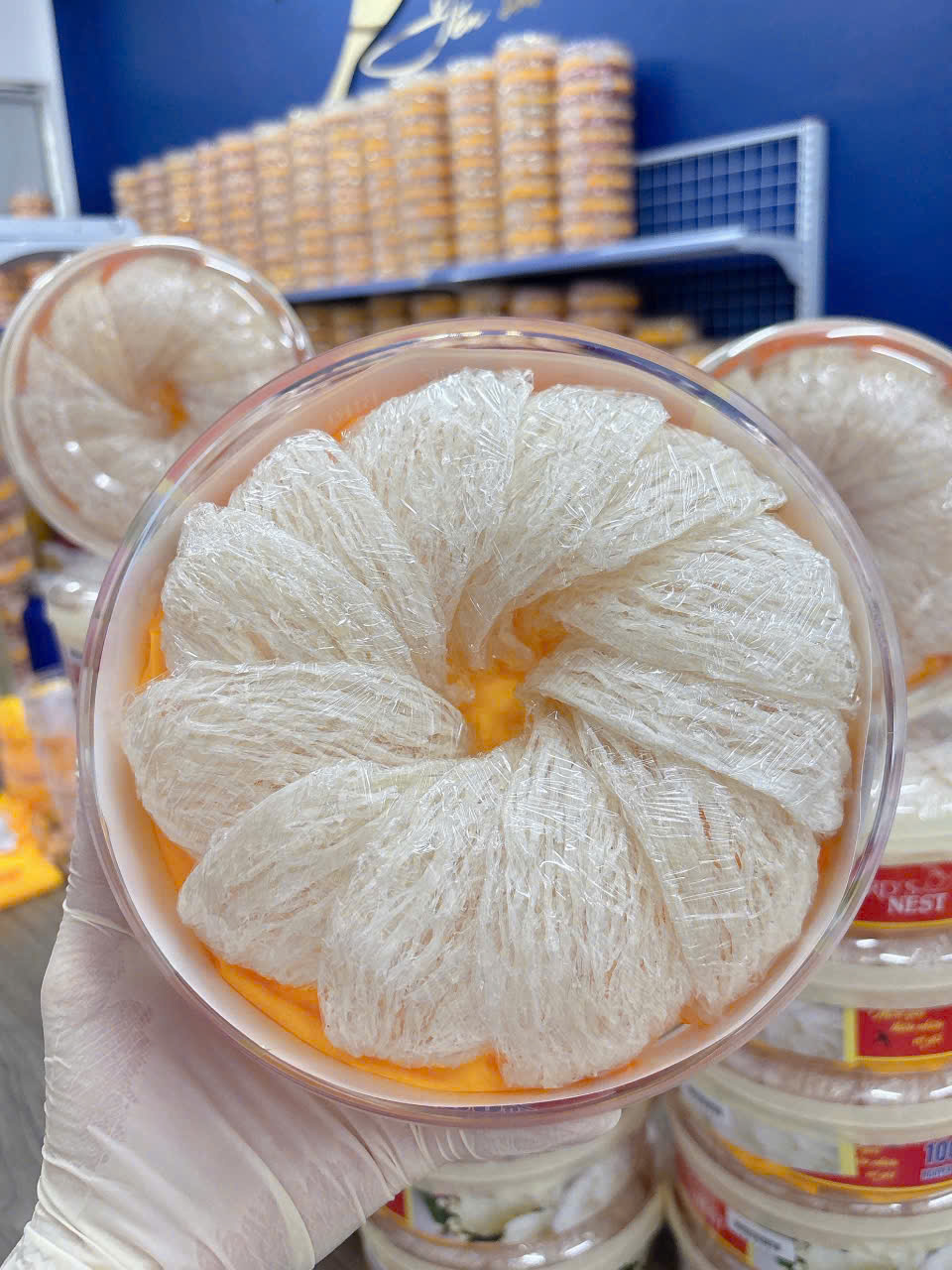 Yến rút lông xương 100% sợi nguyên chất